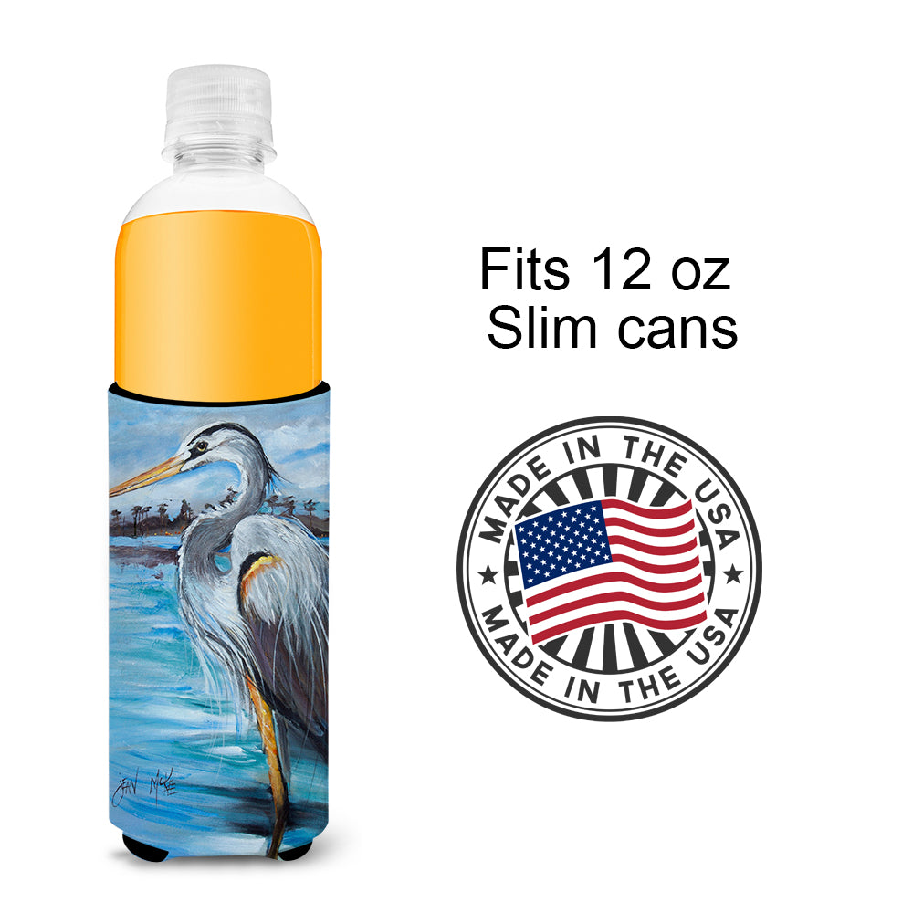 Blue Heron Gazing Ultra Beverage Insulators for slim cans JMK1148MUK.