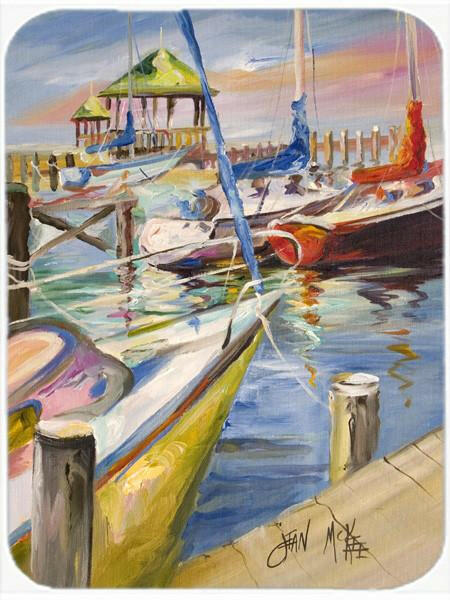 Boat Docks Sailboats Mouse Pad, Hot Pad or Trivet JMK1151MP by Caroline&#39;s Treasures