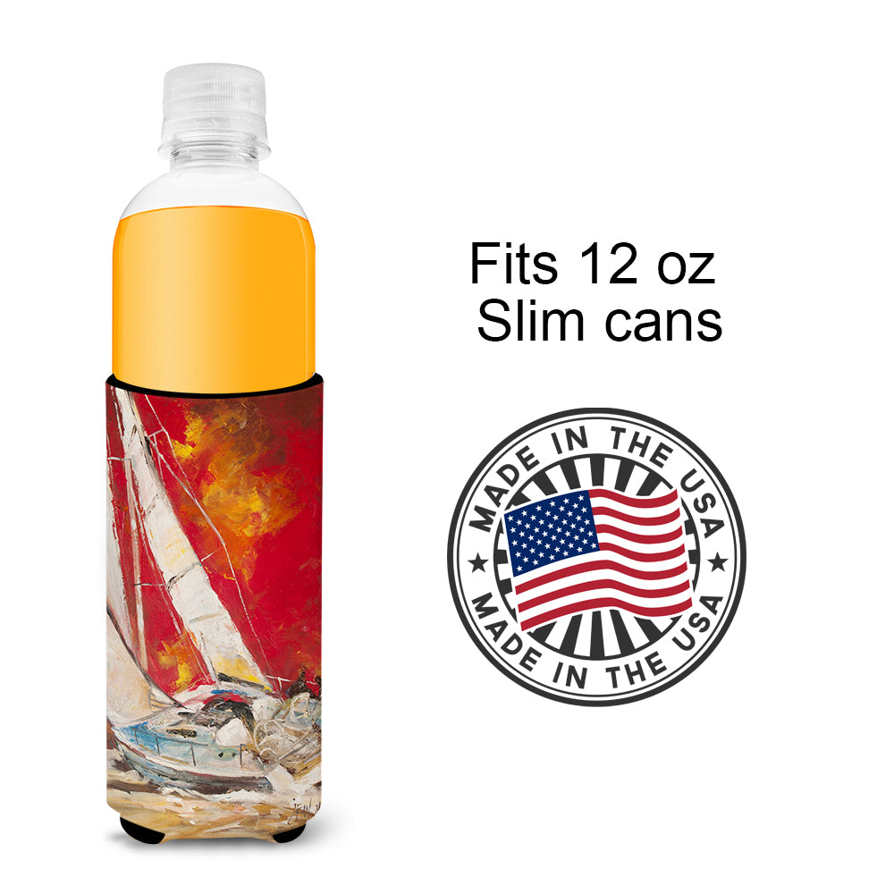 Red Sailboat Ultra Beverage Insulators for slim cans JMK1154MUK.