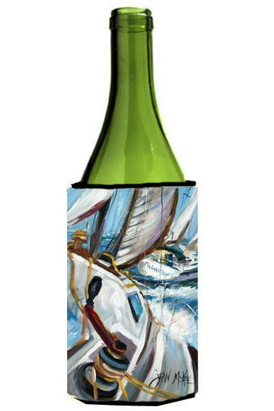 Pain Killer Sailboat Race Wine Bottle Beverage Insulator Hugger JMK1155LITERK by Caroline's Treasures