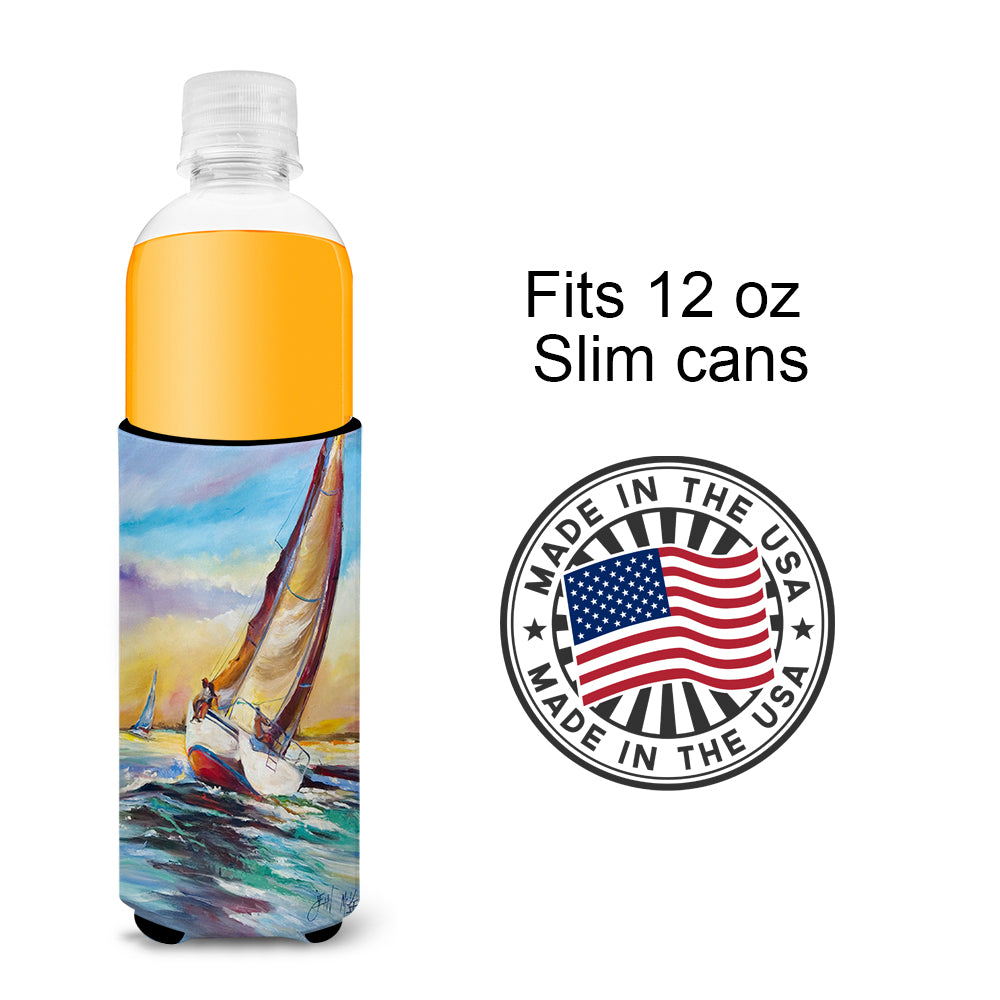 Horn Island Sailboat Race Ultra Beverage Insulators for slim cans JMK1159MUK.