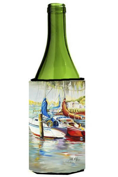 Ecor Rouge Sailboat Wine Bottle Beverage Insulator Hugger JMK1161LITERK by Caroline's Treasures
