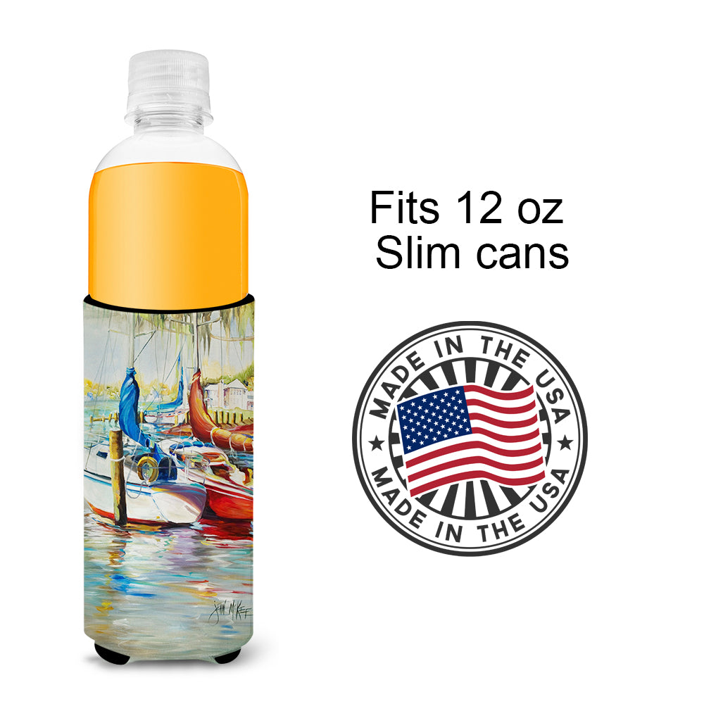 Ecor Rouge Sailboat Ultra Beverage Insulators for slim cans JMK1161MUK.