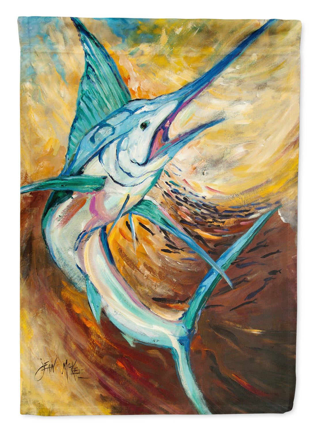Billfish Flag Canvas House Size JMK1167CHF  the-store.com.