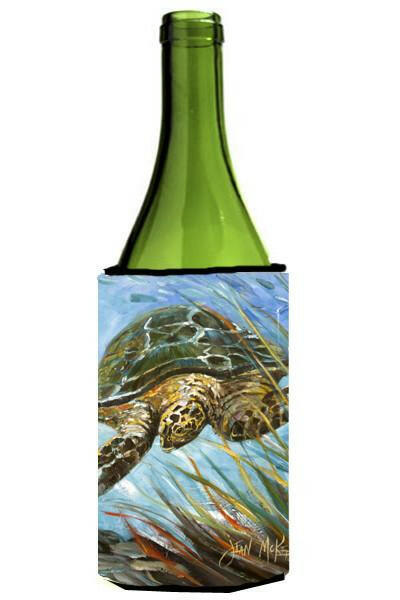 Loggerhead Sea Turtle Wine Bottle Beverage Insulator Hugger JMK1168LITERK by Caroline's Treasures