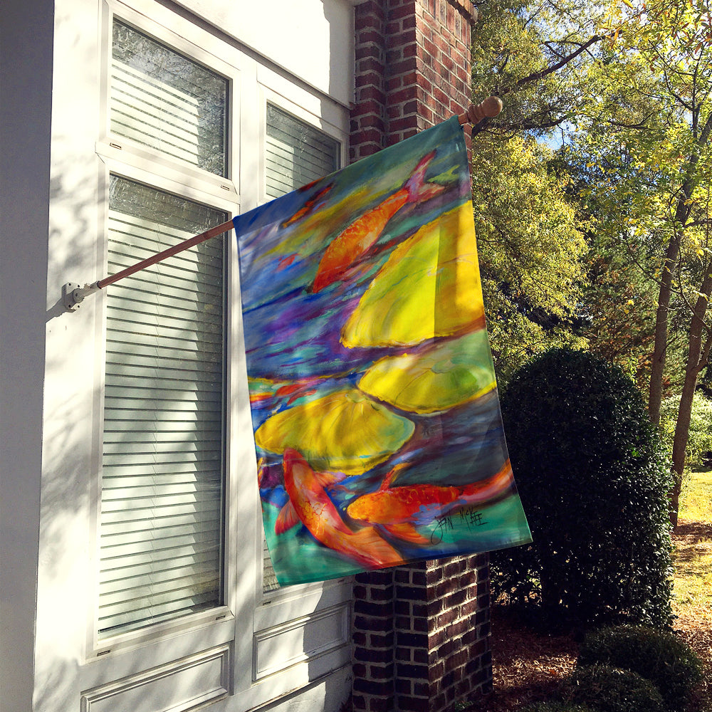Caroline's Treasures Koi Flag Canvas House Size JMK1169CHF