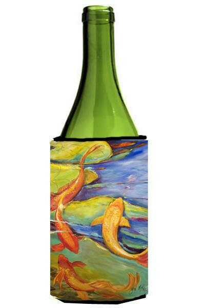Koi Wine Bottle Beverage Insulator Hugger JMK1170LITERK by Caroline's Treasures