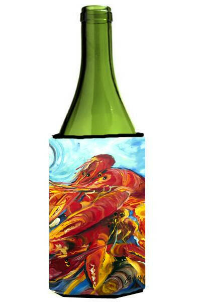 Crawfish Wine Bottle Beverage Insulator Hugger JMK1171LITERK by Caroline&#39;s Treasures