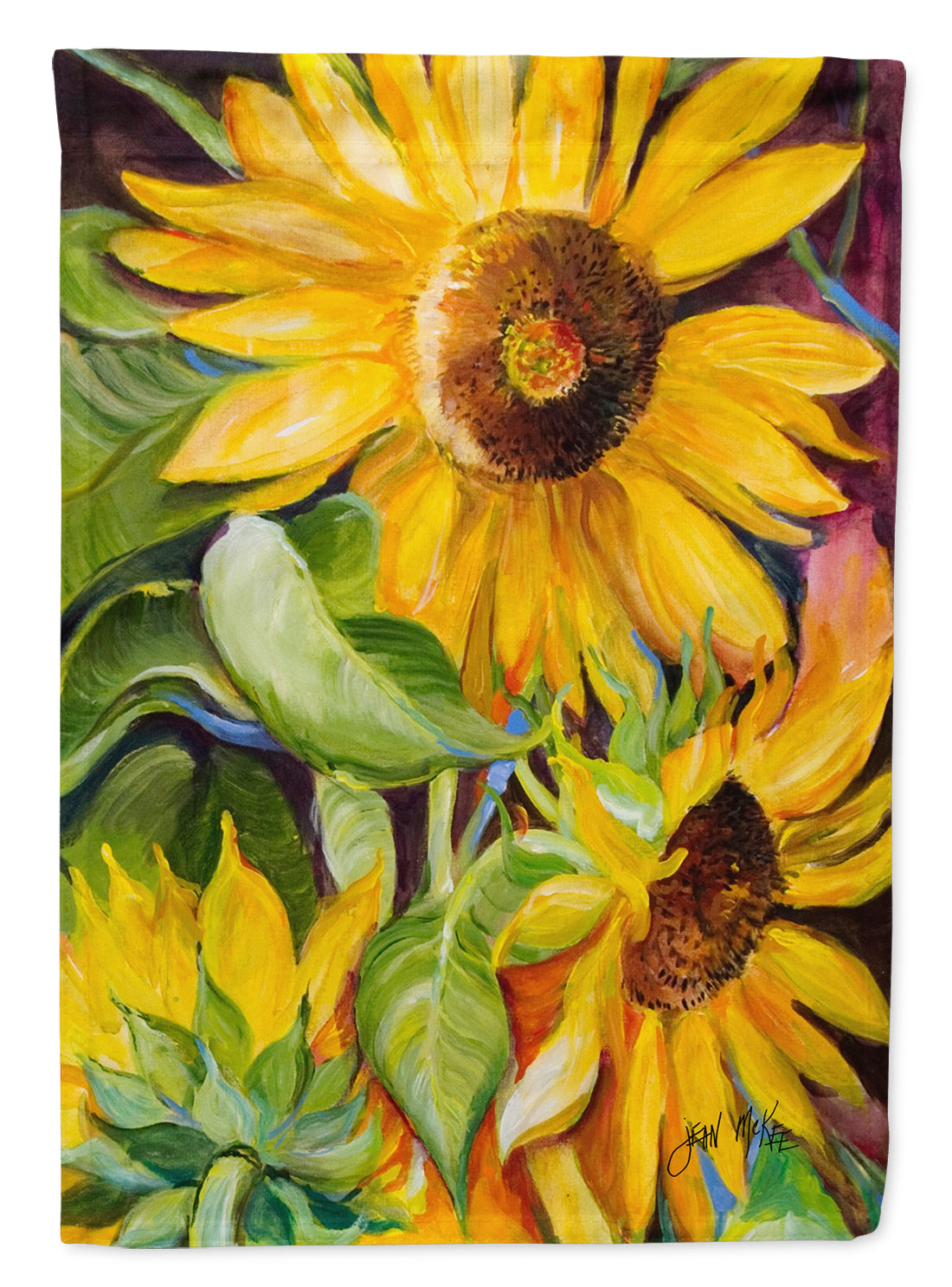Sunflowers Flag Canvas House Size JMK1172CHF  the-store.com.