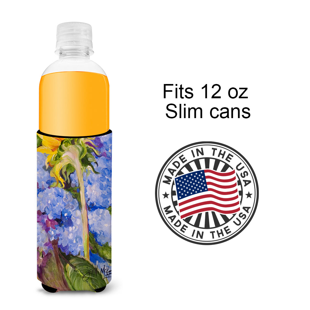 Hydrangea and Sunflower Ultra Beverage Insulators for slim cans JMK1174MUK.