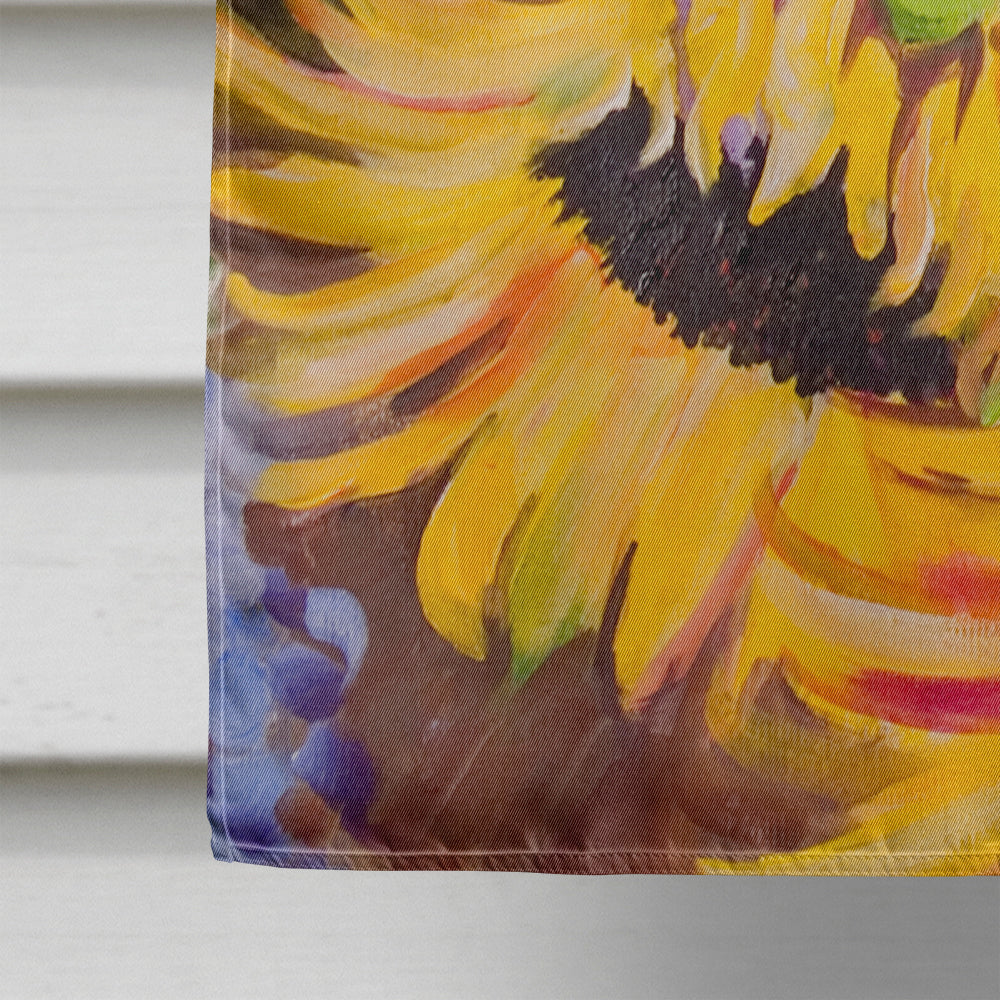 Hydrangeas and Sunflowers Flag Canvas House Size JMK1175CHF  the-store.com.