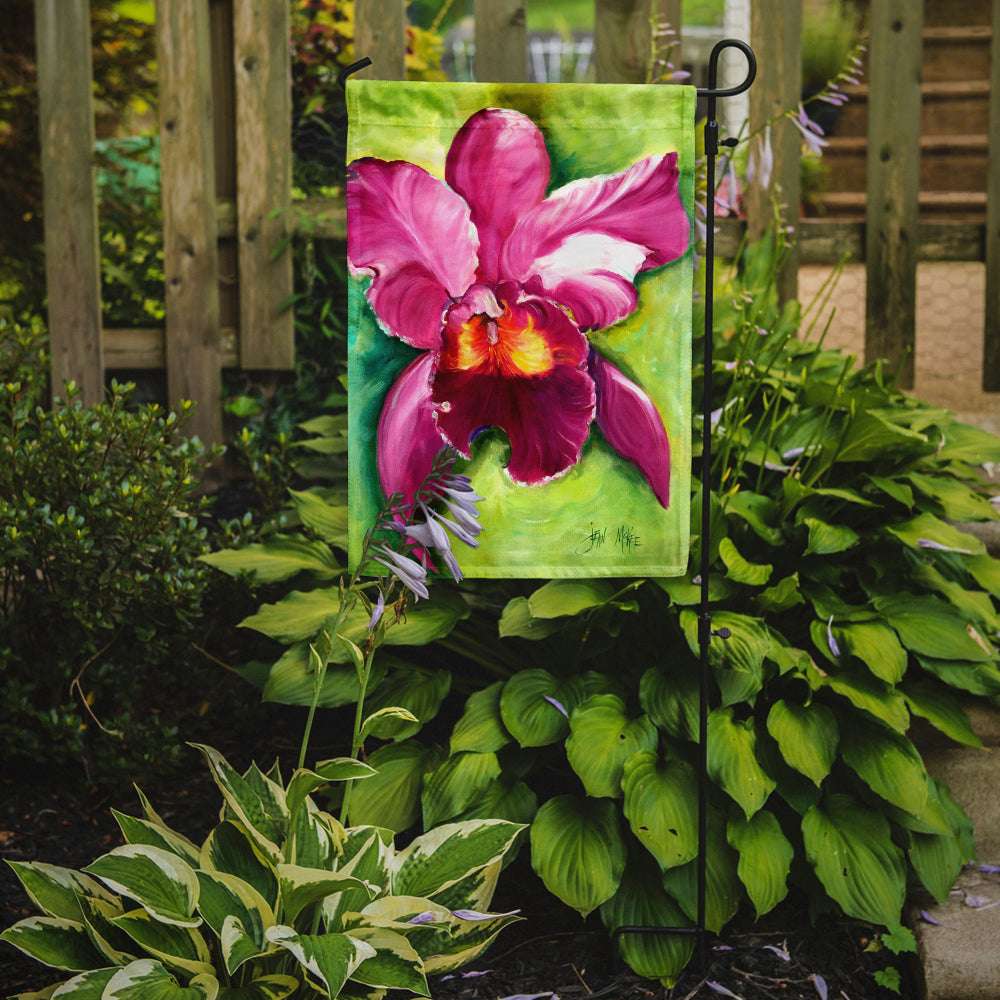Caroline's Treasures Orchid Garden Flag - Outdoor Decorative Yard Flag