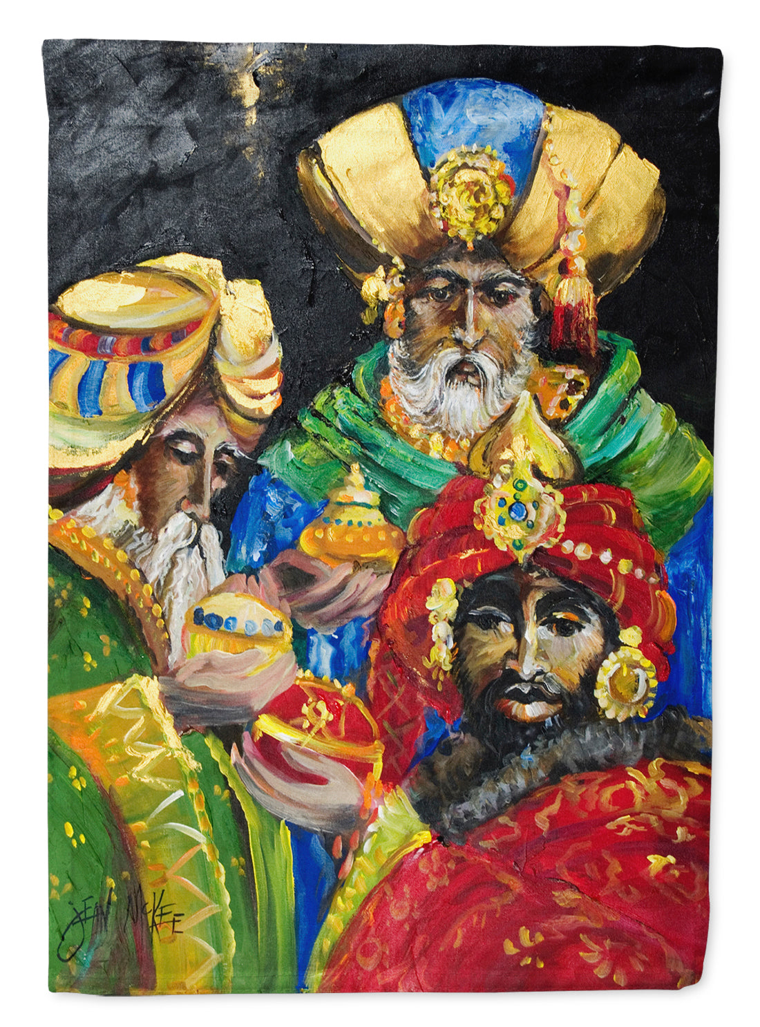 The Three Wise Men Flag Canvas House Size JMK1177CHF  the-store.com.