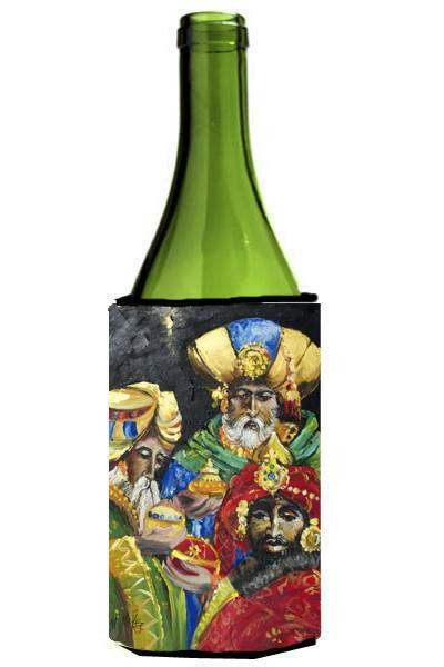 The Three Wise Men Wine Bottle Beverage Insulator Hugger JMK1177LITERK by Caroline's Treasures