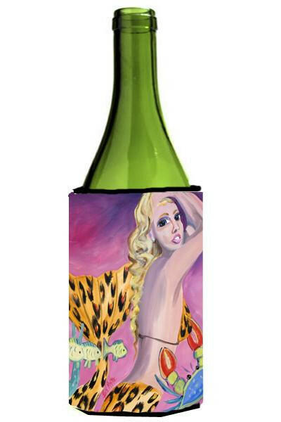 Pink Mermaid Wine Bottle Beverage Insulator Hugger JMK1182LITERK by Caroline&#39;s Treasures
