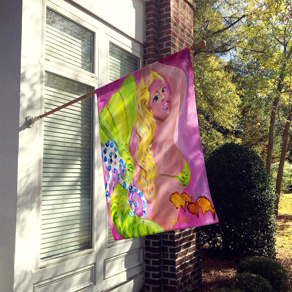 Pink Mermaid Flag Canvas House Size JMK1183CHF