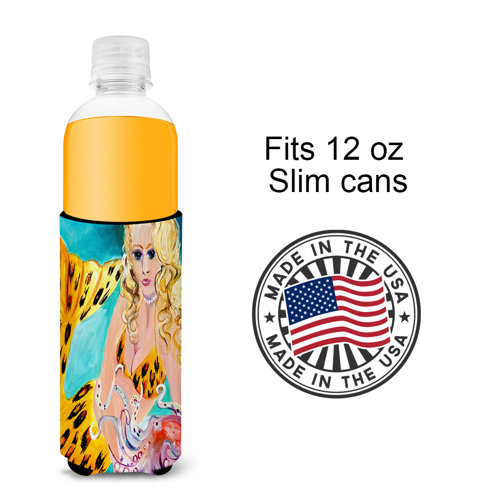 Teal Mermaid Ultra Beverage Insulators for slim cans JMK1184MUK.