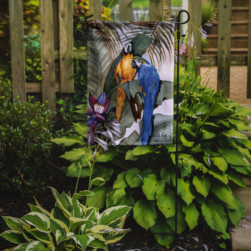 Caroline's Treasures Parrots Garden Flag – Decorative Outdoor Yard Flag JMK1195GF