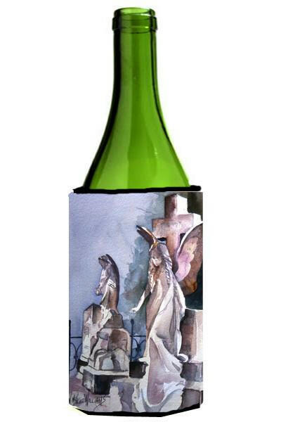 Angels in the Cemetary with Cross Wine Bottle Beverage Insulator Hugger JMK1201LITERK by Caroline's Treasures