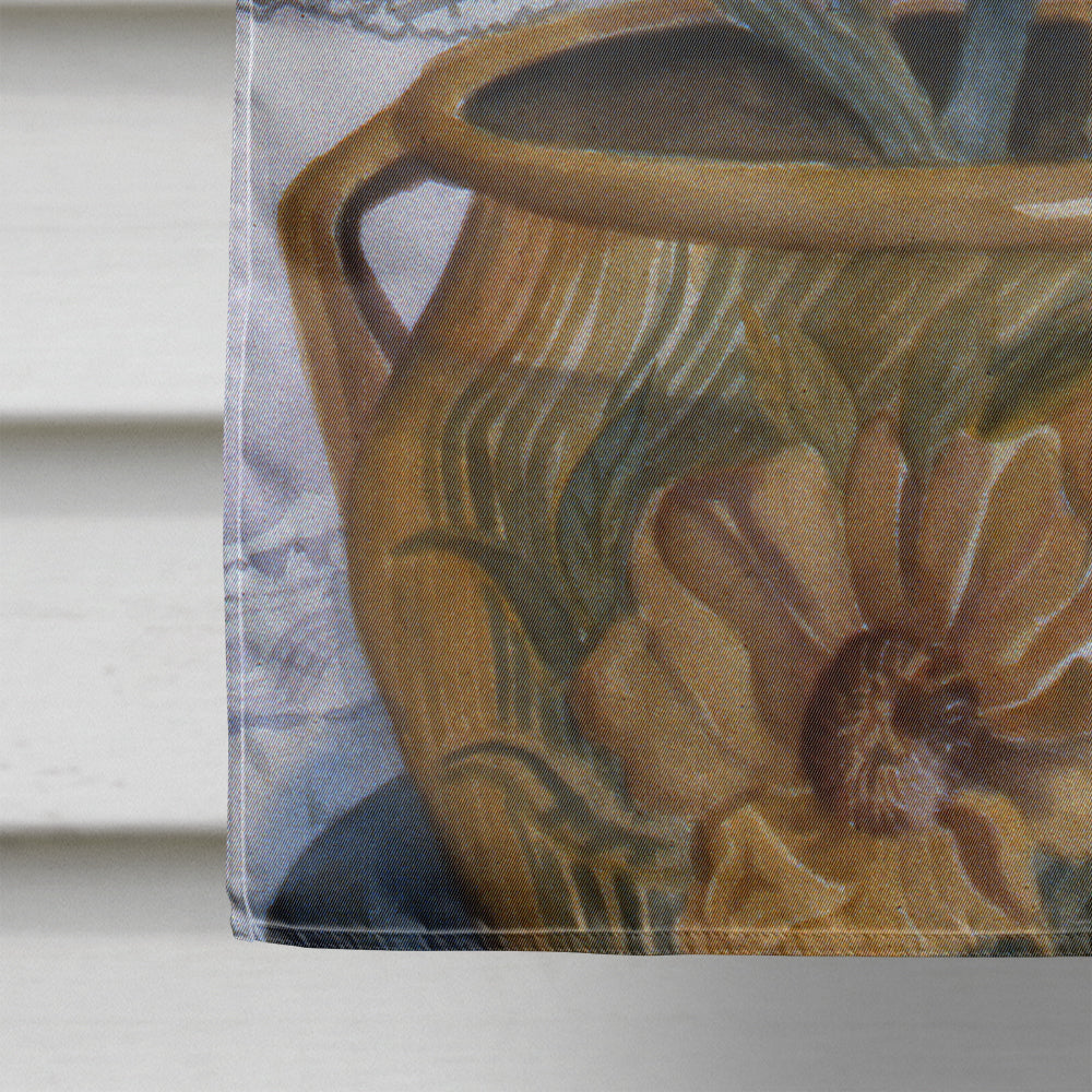 Pot of Sunflowers Flag Canvas House Size JMK1202CHF