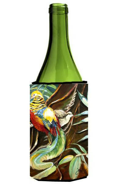 Mandarin Pheasant Wine Bottle Beverage Insulator Hugger JMK1204LITERK by Caroline's Treasures