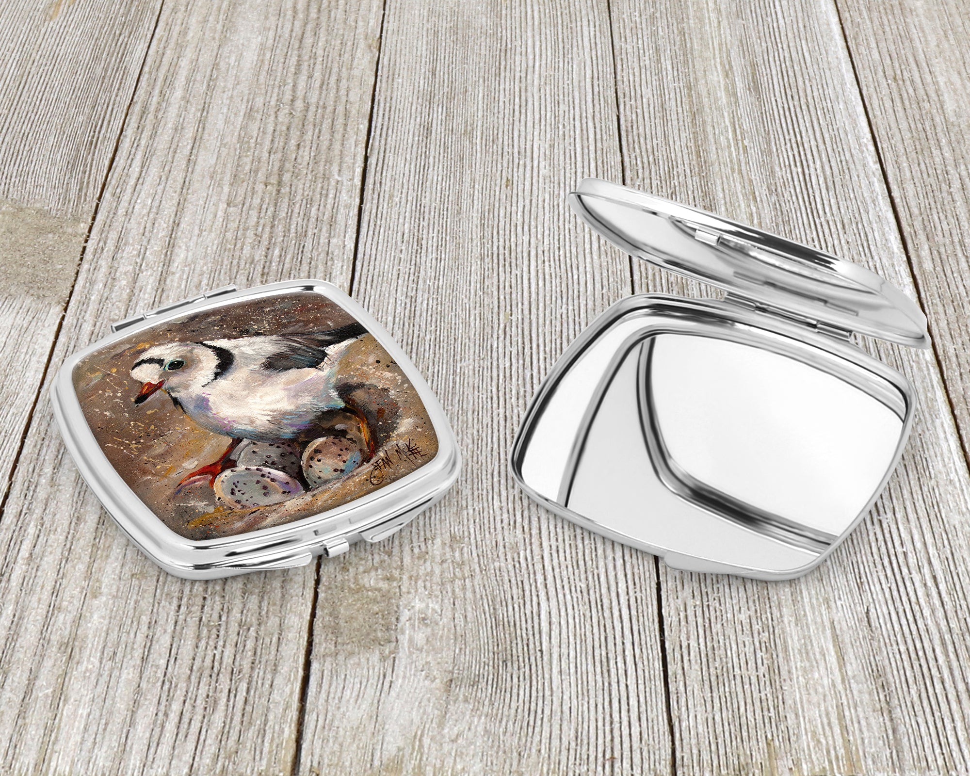Piping Plover Compact Mirror JMK1215SCM