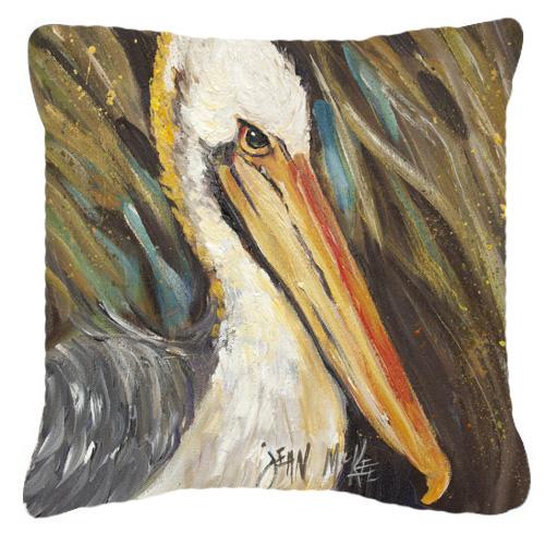 Pelican lookin West Canvas Fabric Decorative Pillow by Caroline's Treasures
