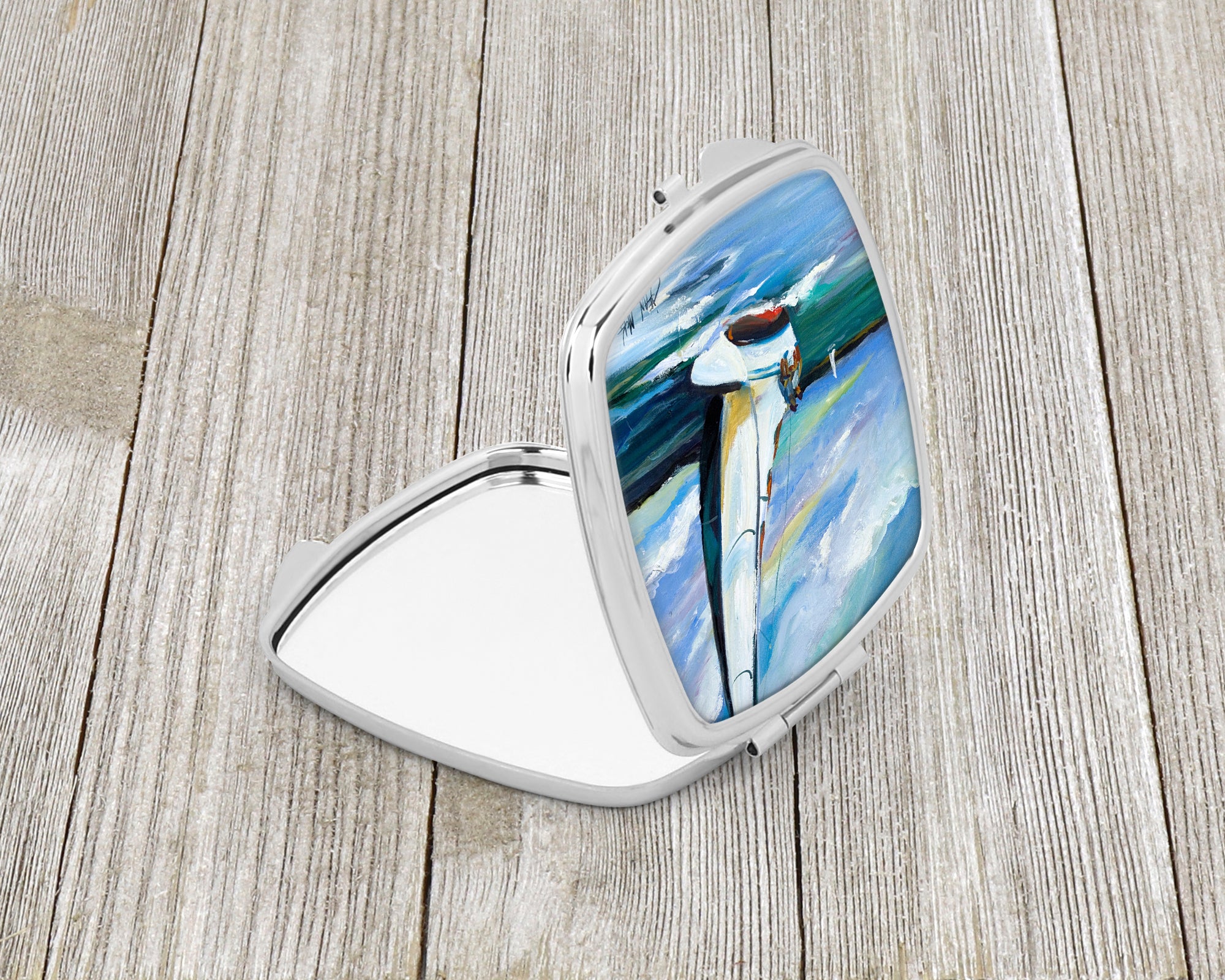 Two and a Sailboat Compact Mirror JMK1232SCM