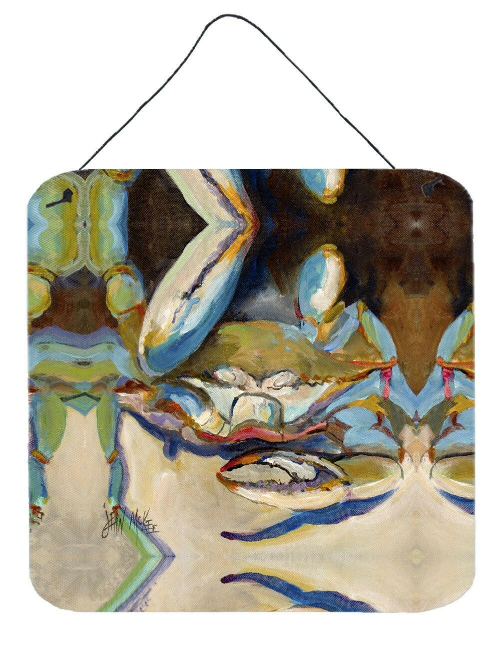 Three Big Claw Crab Wall or Door Hanging Prints JMK1257DS66 by Caroline&#39;s Treasures