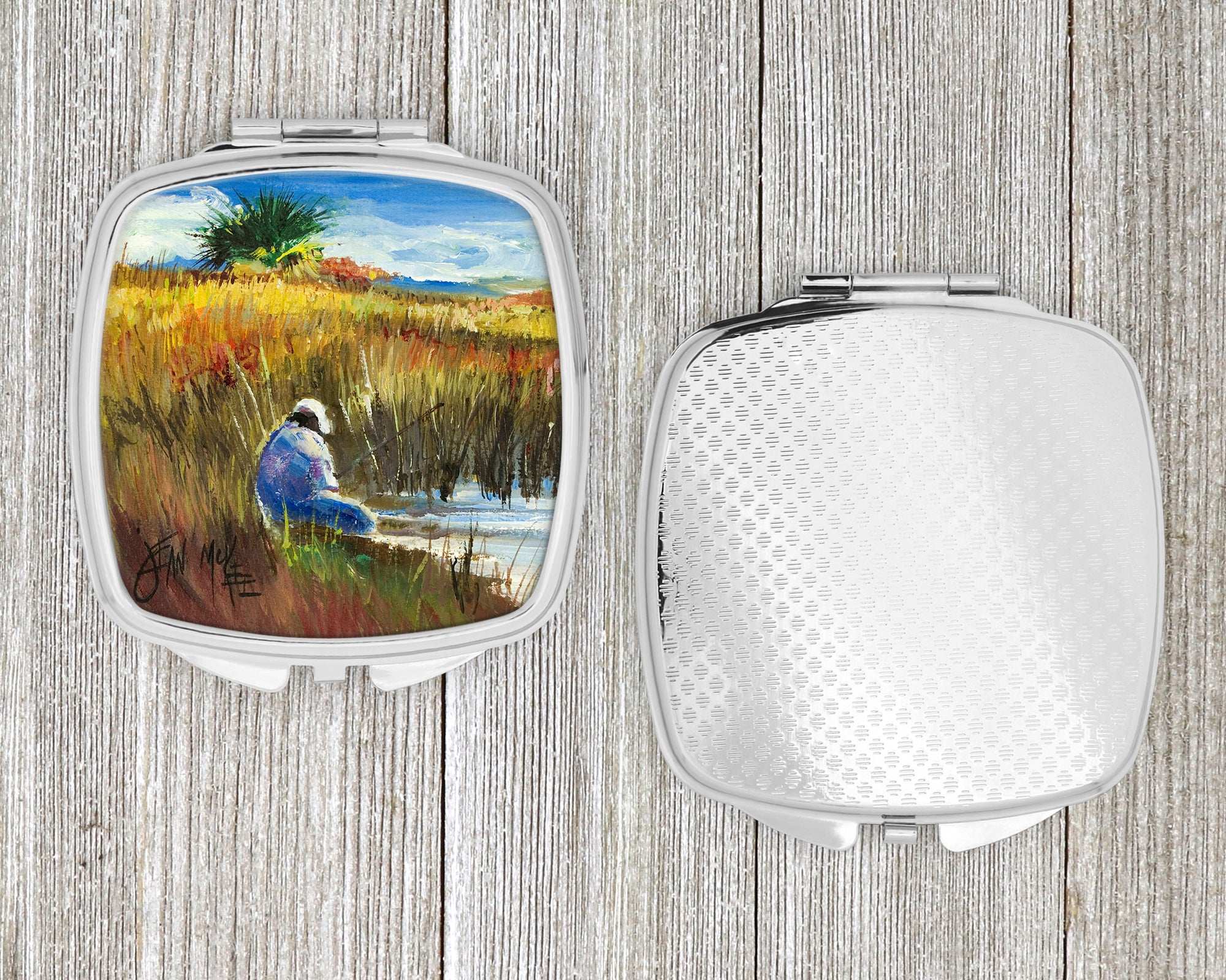 Fishing on the bank Compact Mirror JMK1274SCM  the-store.com.