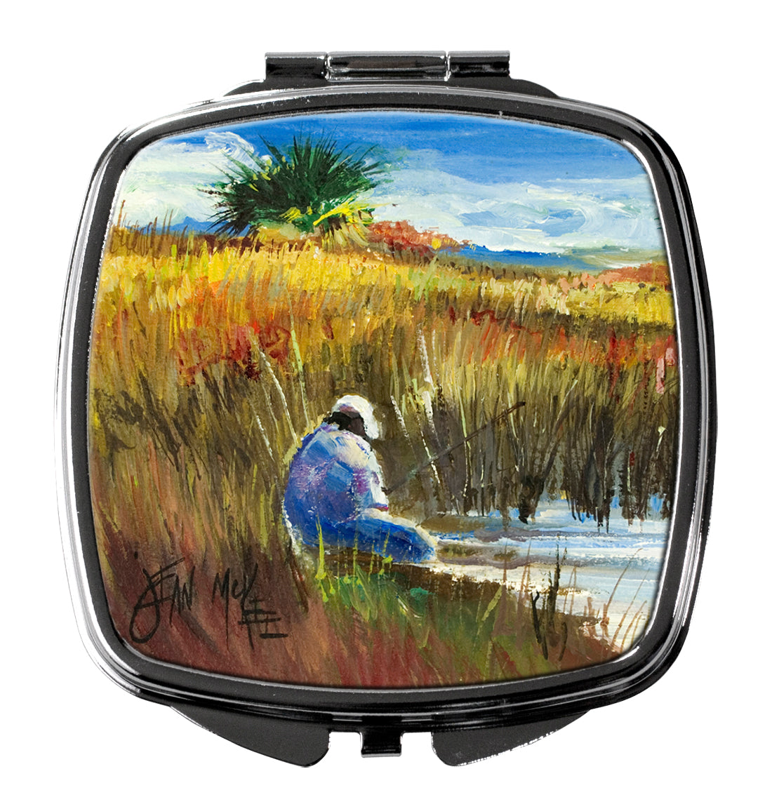 Fishing on the bank Compact Mirror JMK1274SCM  the-store.com.