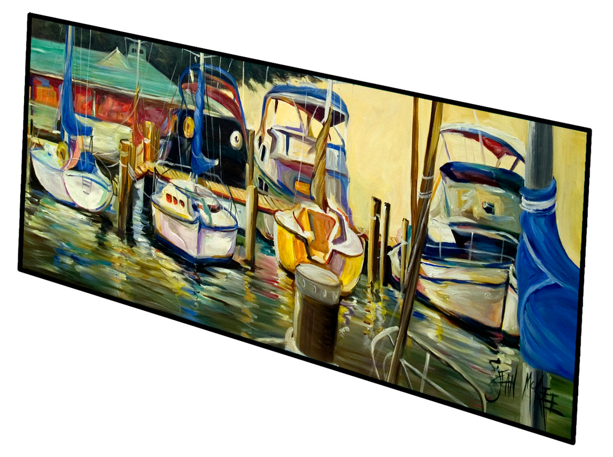 Sailboats Yacht Club Indoor or Outdoor Runner Mat 28x58 JMK1347HRM2858 - the-store.com