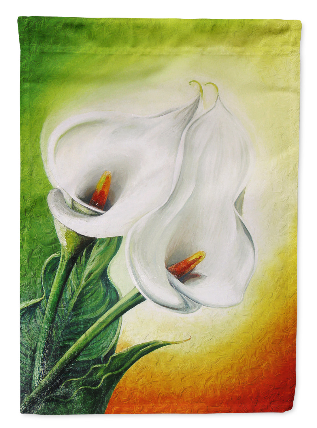Lilies by Sinead Jones Flag Canvas House Size JOS0274CHF