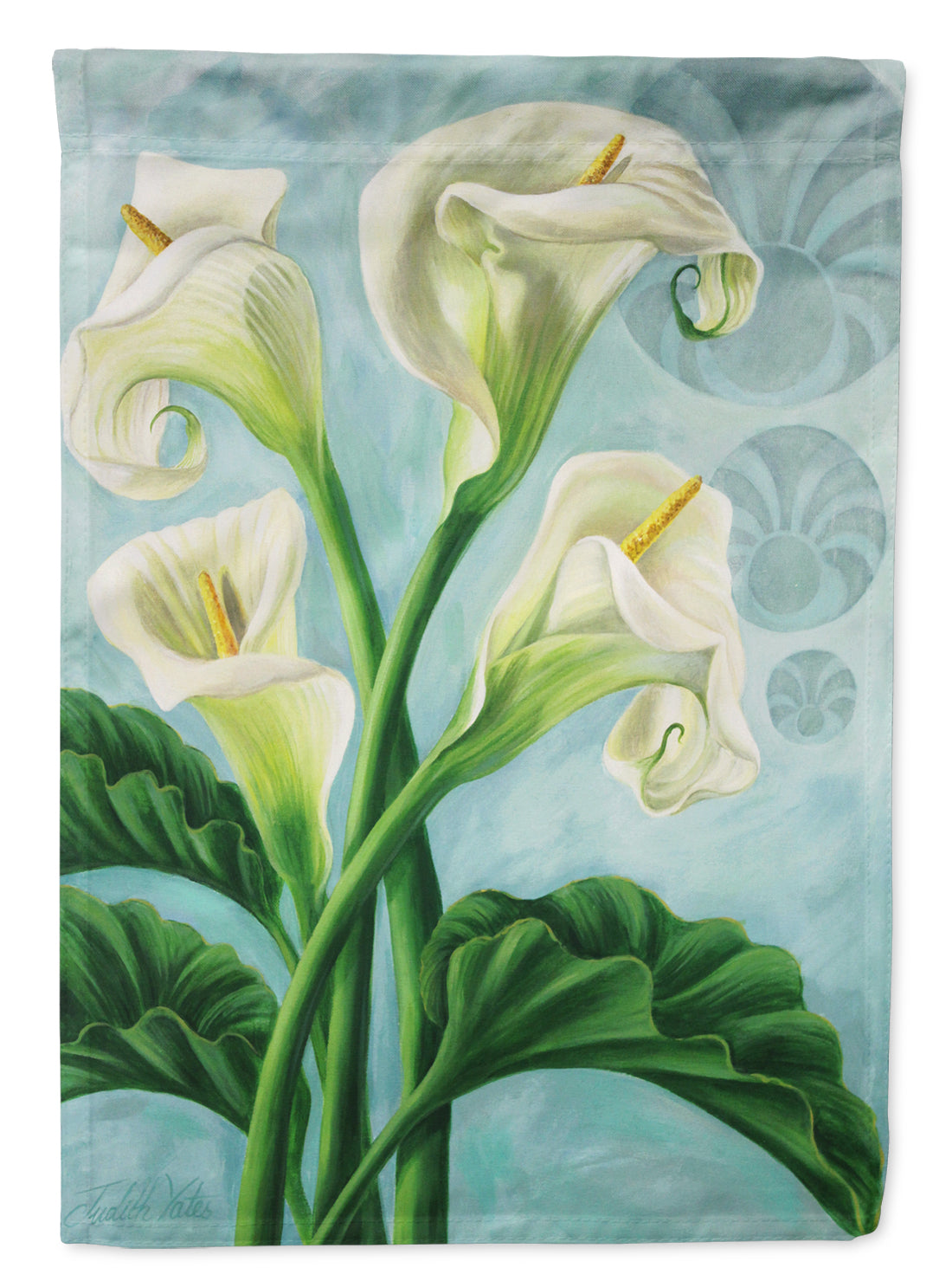 Arum Lilly by Judith Yates Flag Canvas House Size JYJ0070CHF  the-store.com.