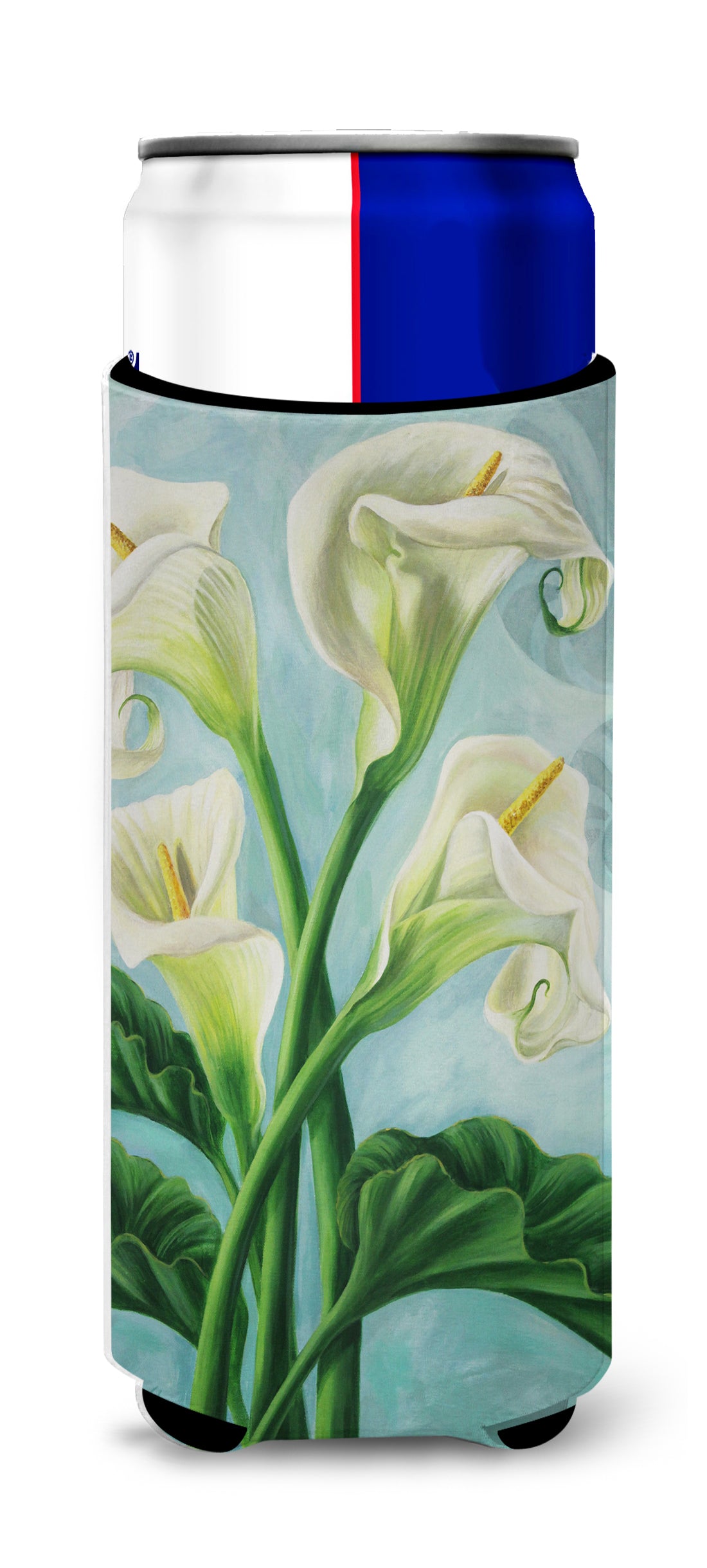 Arum Lilly by Judith Yates Ultra Beverage Insulators for slim cans JYJ0070MUK