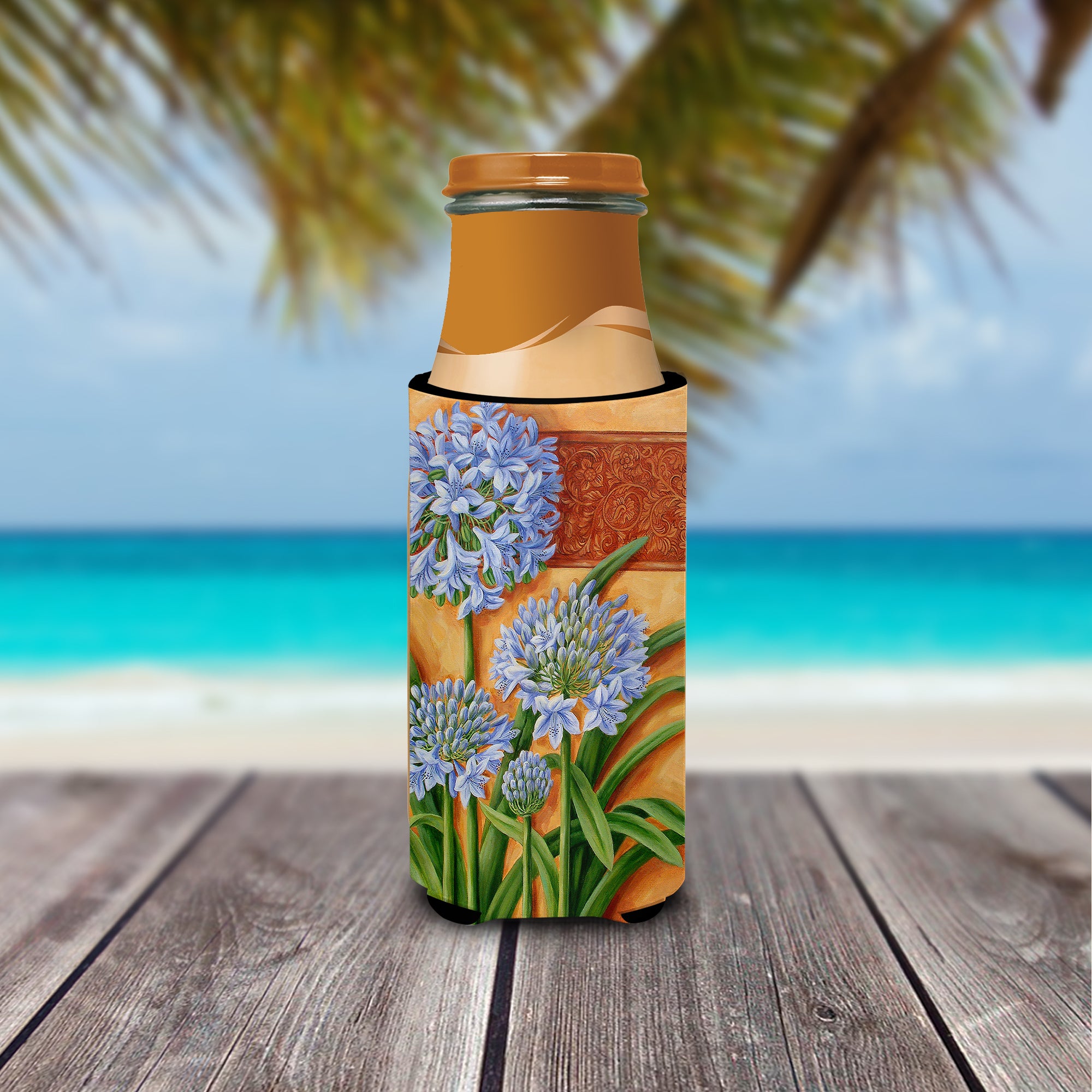 Agapanthus by Judith Yates Ultra Beverage Isolateurs pour canettes minces JYJ0072MUK