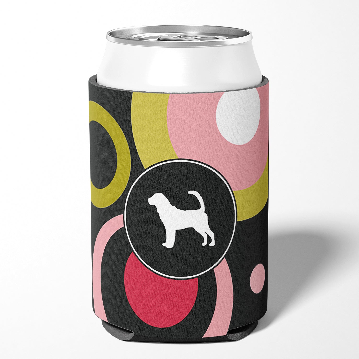 Bloodhound Can or Bottle Beverage Insulator Hugger.