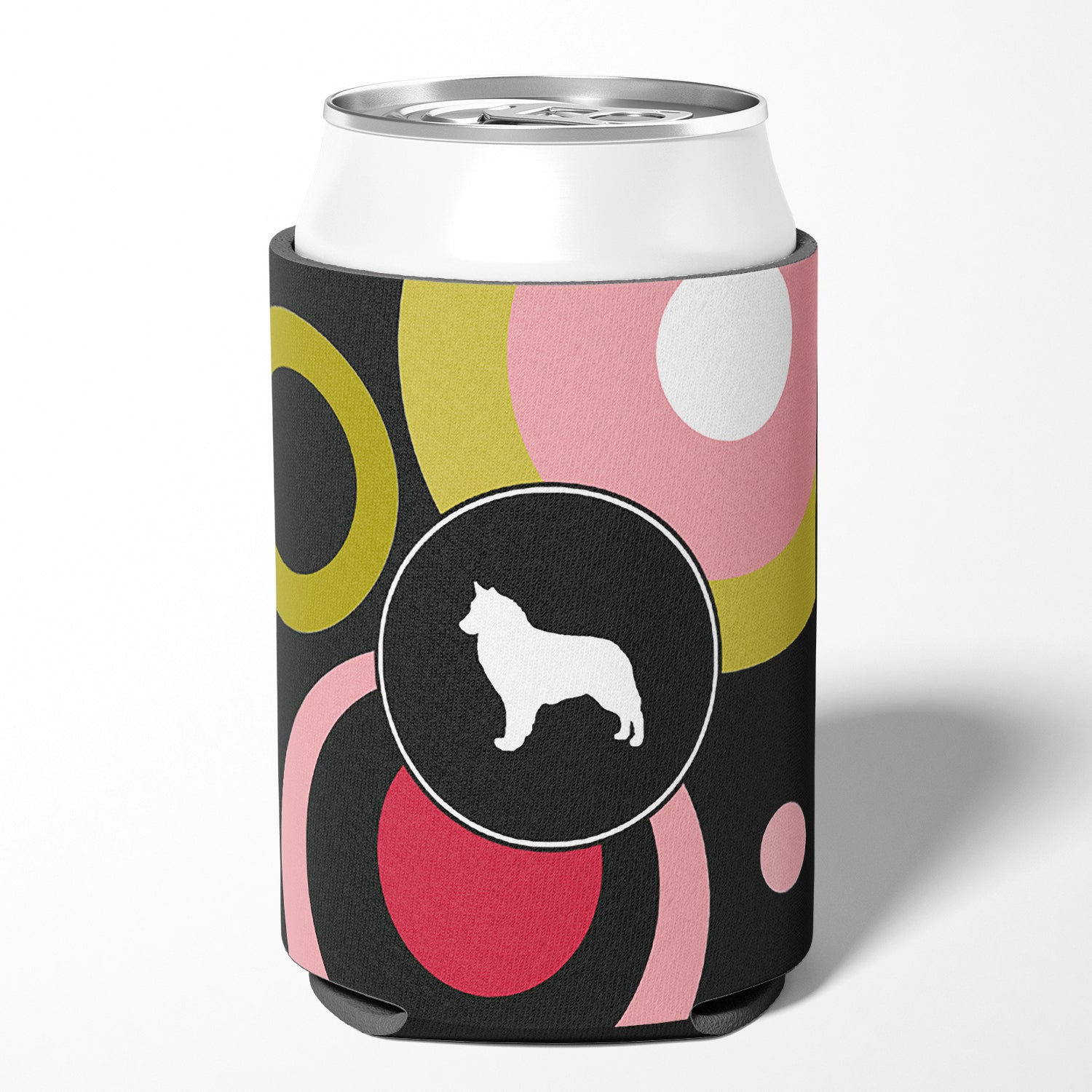 Belgian Sheepdog Can or Bottle Beverage Insulator Hugger.