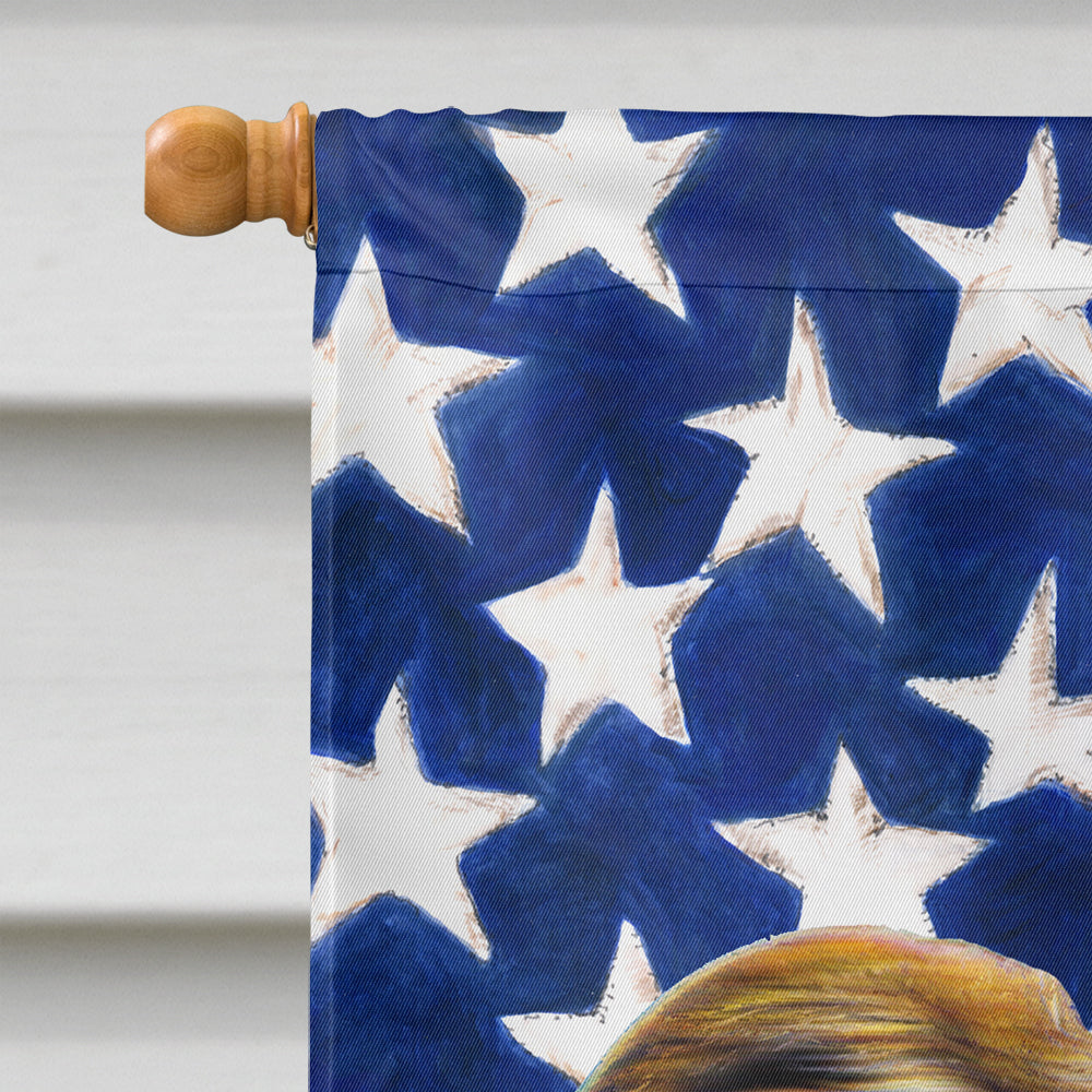 USA American Flag with Jack Russell Terrier Flag Canvas House Size KJ1155CHF  the-store.com.