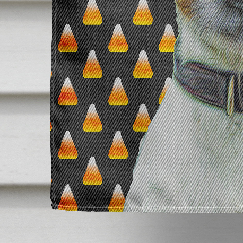 Candy Corn Halloween Jack Russell Terrier Flag Canvas House Size KJ1211CHF  the-store.com.