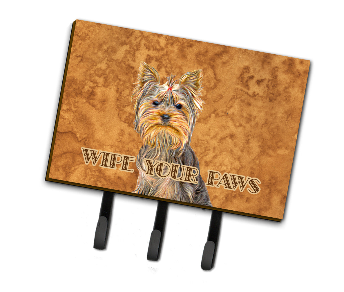 Yorkie / Yorkshire Terrier Wipe your Paws Leash or Key Holder KJ1219TH68