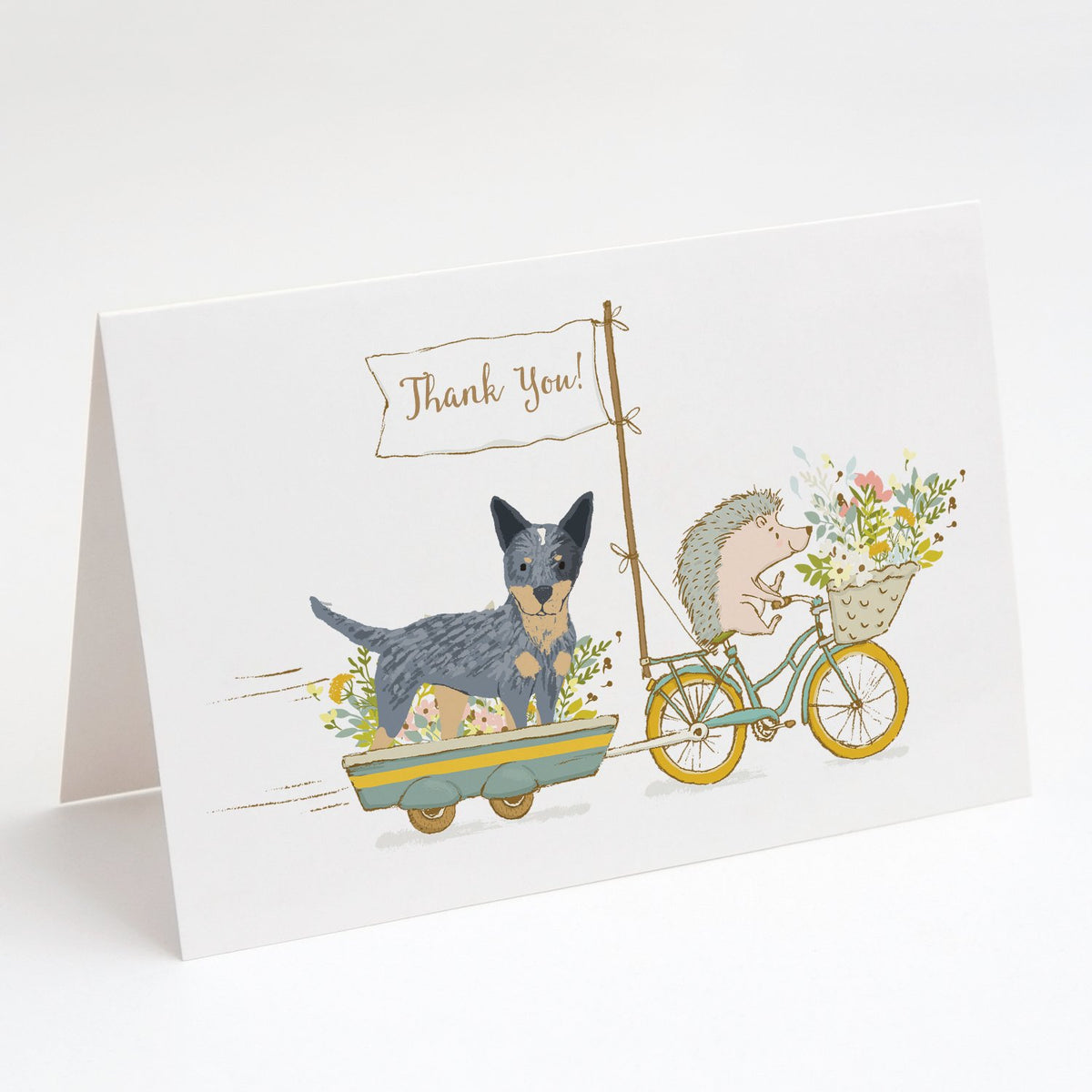 Buy this Australian Cattle Dog Patch Greeting Cards and Envelopes Pack of 8