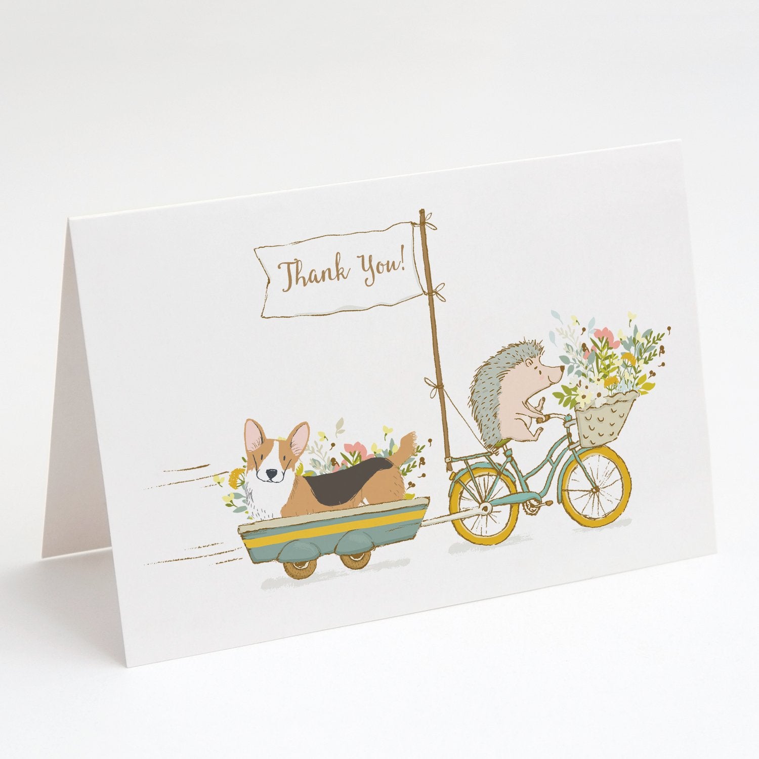 Buy this Corgi Cardigan Tricolor Greeting Cards and Envelopes Pack of 8