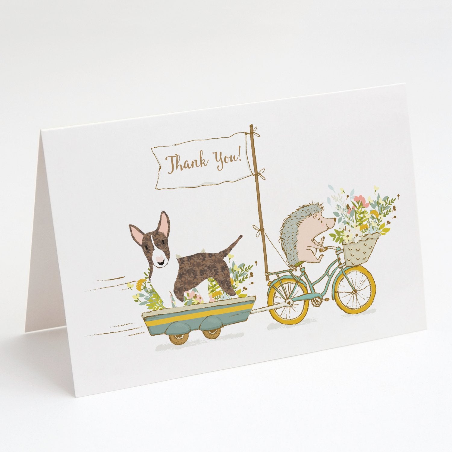 Buy this Bull Terrier Brindle Greeting Cards and Envelopes Pack of 8