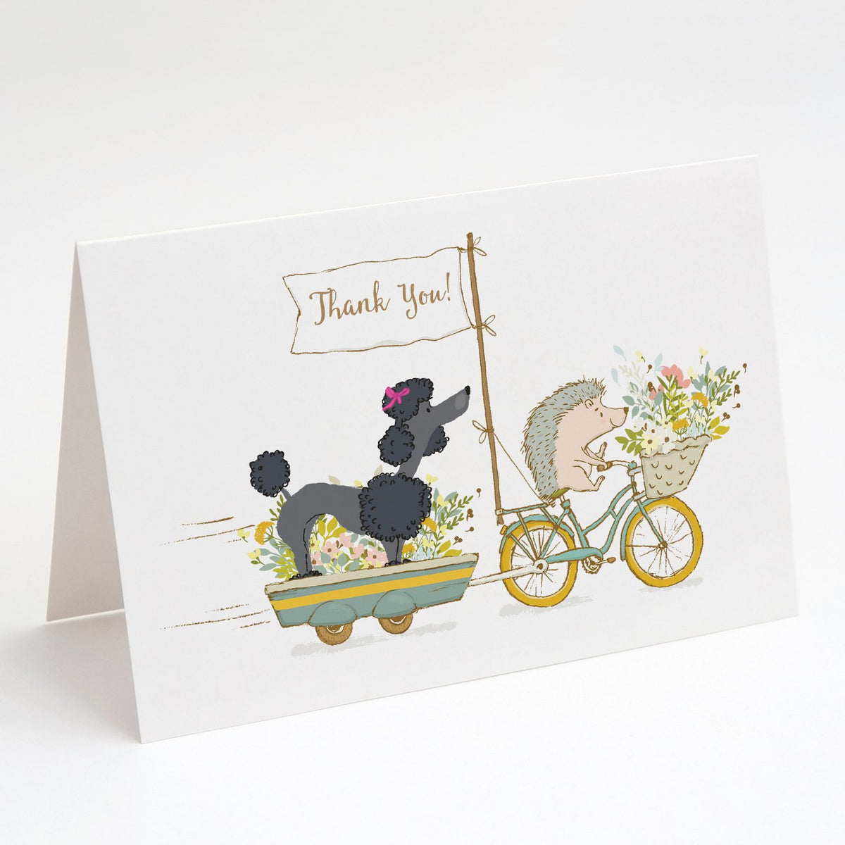 Buy this Poodle Black Greeting Cards and Envelopes Pack of 8