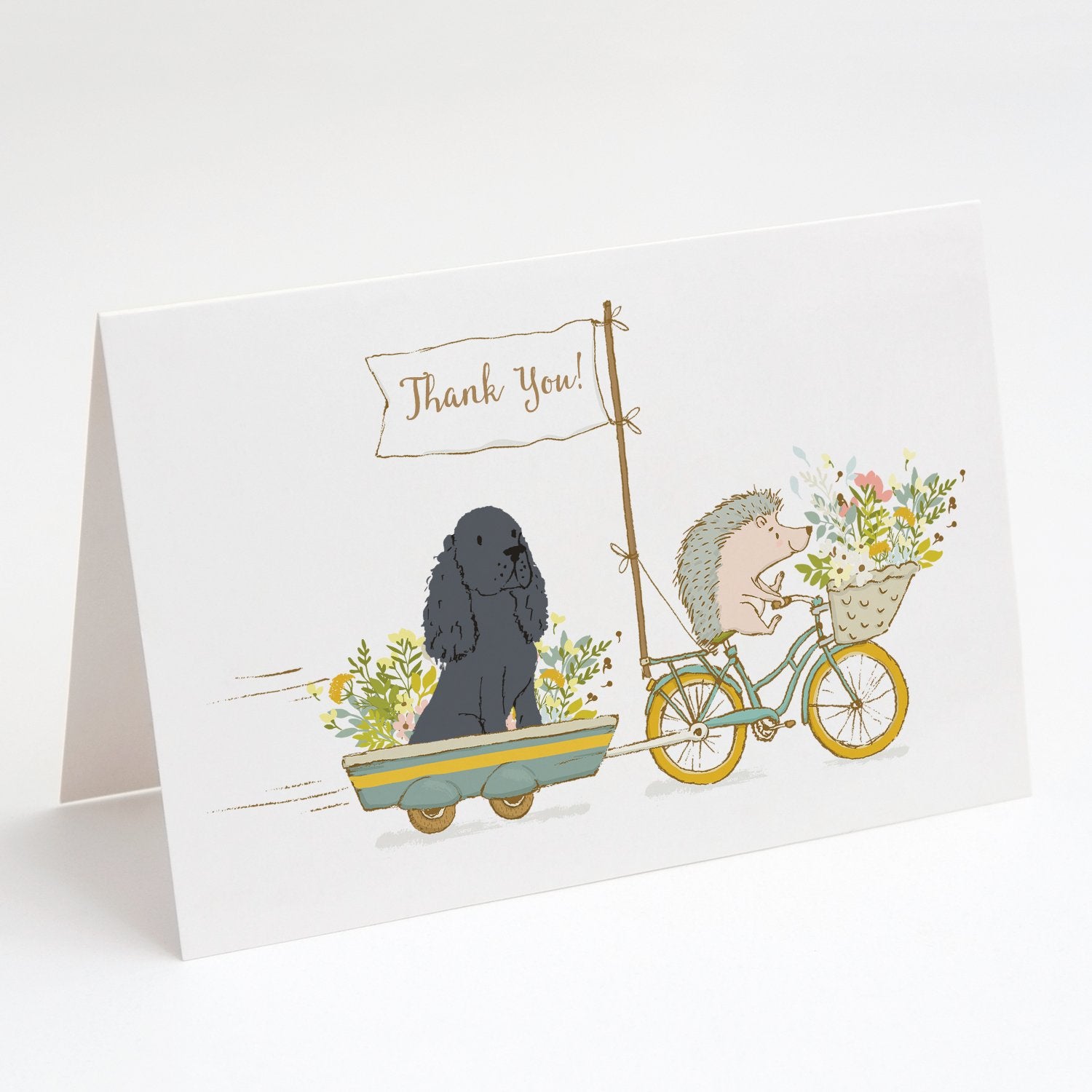 Buy this Cocker Spaniel Black Greeting Cards and Envelopes Pack of 8