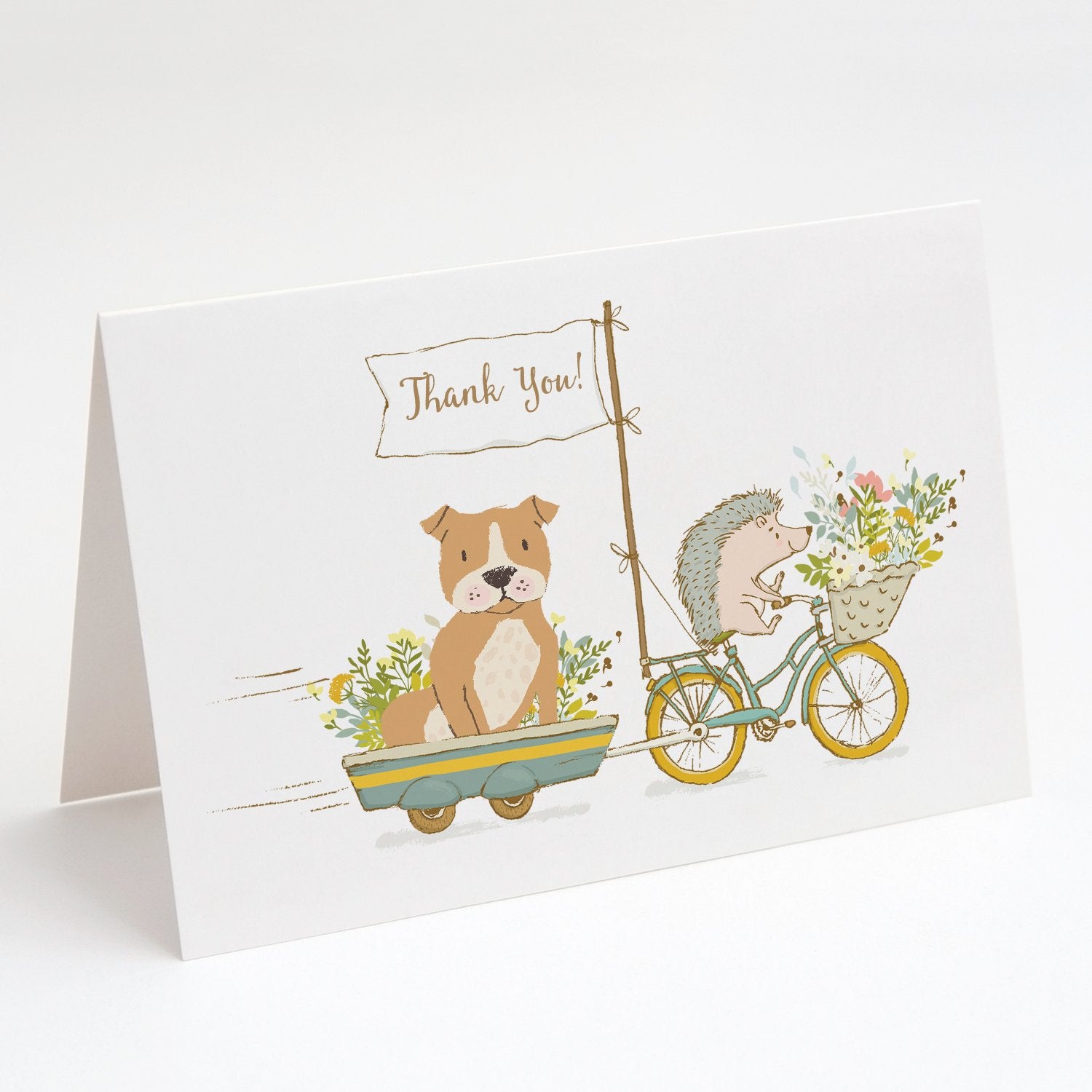 Buy this Staffordshire Bull Terrier Chocolate Greeting Cards and Envelopes Pack of 8