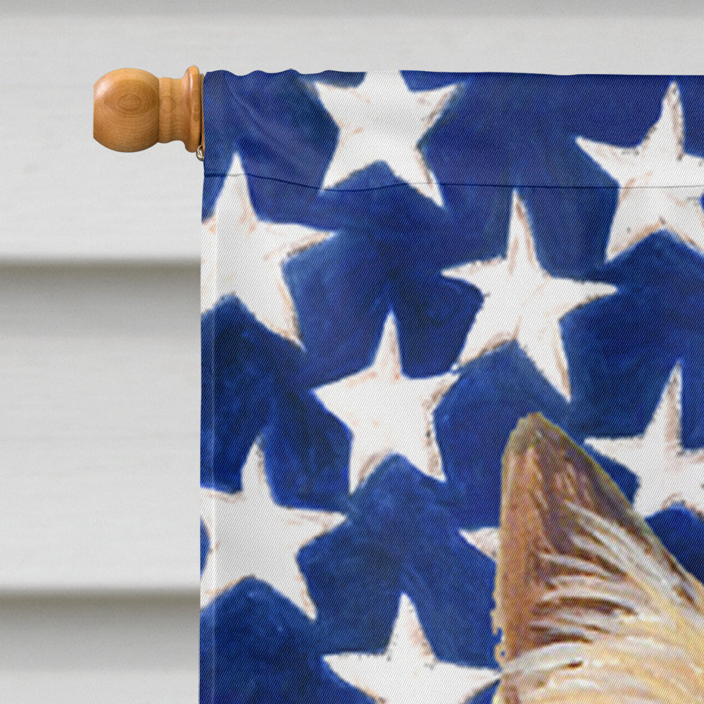 USA American Flag with Cairn Terrier Flag Canvas House Size  the-store.com.