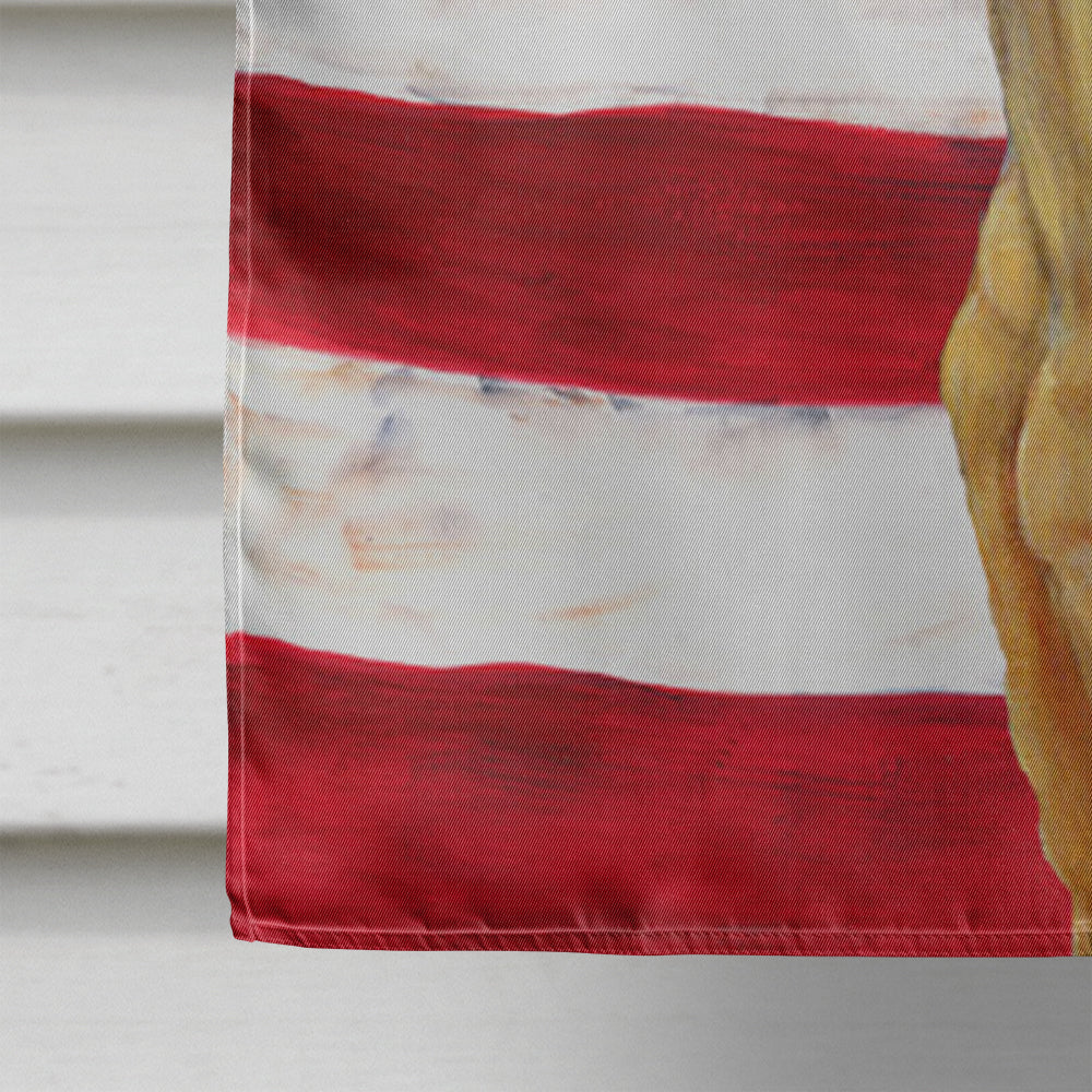USA American Flag with Great Dane Flag Canvas House Size  the-store.com.