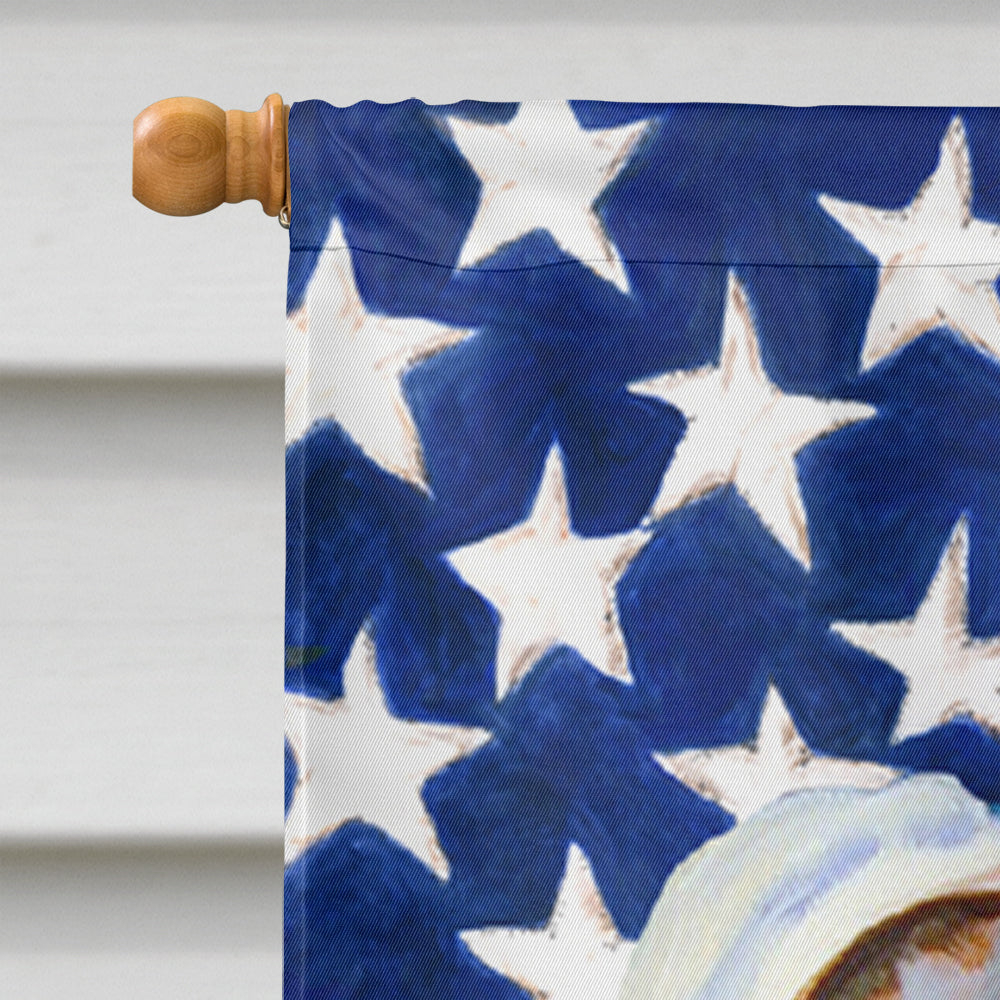 USA American Flag with Great Dane Flag Canvas House Size  the-store.com.